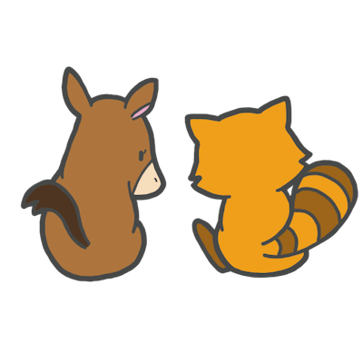 uma-arai mascot - ペットショップのマスコット